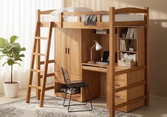 床的上層是夢，下方是未來，放大更多的可能